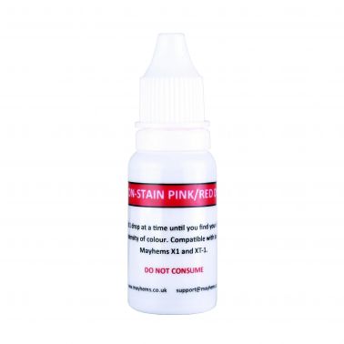 Mayhems Solutions Mayhems Non Stain Pink / Red Dye 15ml