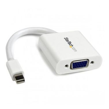 StarTech.com Mini DisplayPort to VGA Video Adapter Converter - White