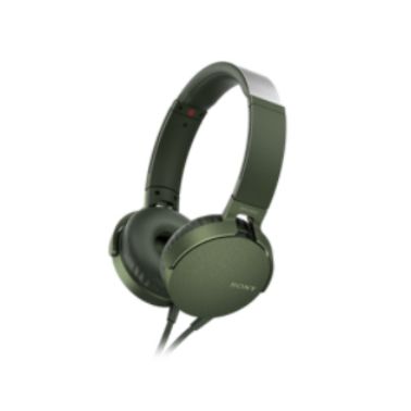 Sony XB550AP Headset Head-band Green