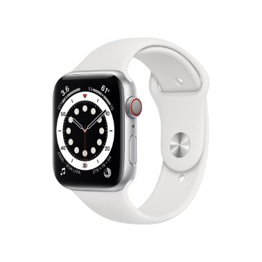 Apple Watch Series 6 OLED 44 mm Silver 4G GPS (satellite)