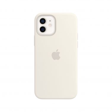 Apple iPhone 12 | 12 Pro Silicone Case with MagSafe - White