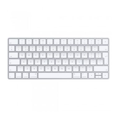 Apple MLA22 keyboard Bluetooth QWERTY Dutch Silver,White
