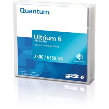 Quantum MR-L6WQN-04 backup storage media Blank data tape 2.5 TB LTO 1.27 cm