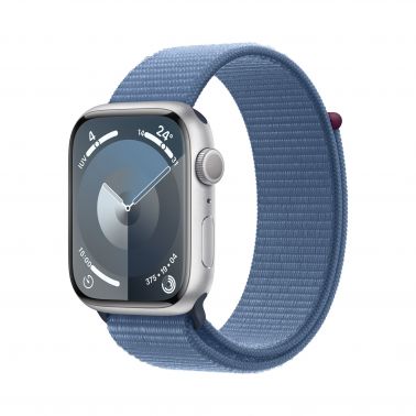 Apple Watch Series 9 45 mm Digital 396 x 484 pixels Touchscreen Silver Wi-Fi GPS (satellite)