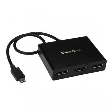 StarTech.com 3-Port USB-C to DisplayPort MST Hub - 4K 30Hz