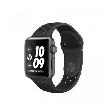 Apple?Watch Nike Series 3 GPS, 38mm Space Grey Aluminium Case with Anthracite/Black Nike Sport Band