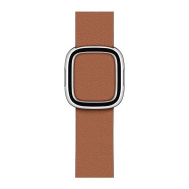 40mm Saddle Brown Modern Buckle - Small