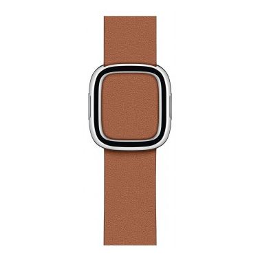 40mm Saddle Brown Modern Buckle - Medium