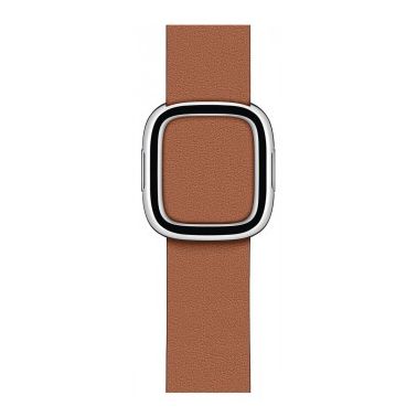 40mm Saddle Brown Modern Buckle - Large