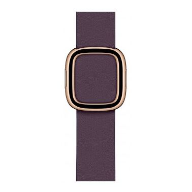 40mm Aubergine Modern Buckle - Medium