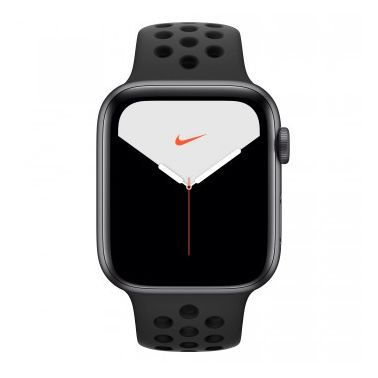 Apple Watch Nike Series 5 GPS + Cellular, 44mm Space Grey Aluminium Case with Anthracite/Black Nike Sport Band - S/M & M/L