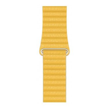 44mm Meyer Lemon Leather Loop - Large