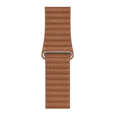 44mm Saddle Brown Leather Loop - Medium