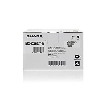 Sharp MXC-30GTB Toner-kit black, 6K pages ISO/IEC 19752 for Sharp MX-C 250 F