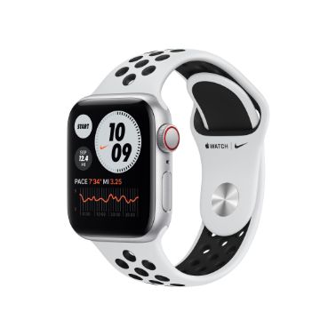 Apple Watch SE Nike OLED 40 mm Silver 4G GPS (satellite)