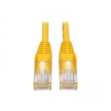 Tripp Lite Cat5e 350MHz Snagless Molded Patch Cable (RJ45 M/M) - Yellow, 3-ft.