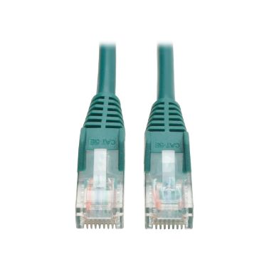 Tripp Lite Cat5e 350MHz Snagless Molded Patch Cable (RJ45 M/M) - Green, 5-ft.