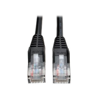 Tripp Lite Cat5e 350MHz Snagless Molded Patch Cable (RJ45 M/M) - Black, 6-ft.