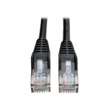 Tripp Lite Cat5e 350MHz Snagless Molded UTP Patch Cable (RJ45 M/M) - Black, 2.13 m (7-ft.)