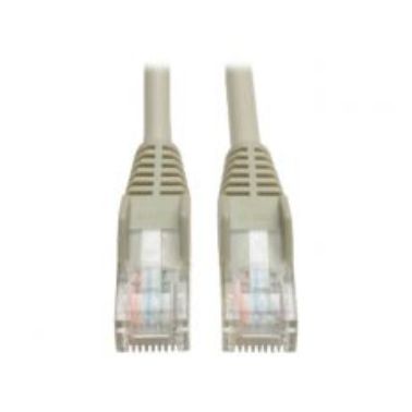 Tripp Lite Cat5e 350MHz Snagless Molded Patch Cable (RJ45 M/M) - Grey, 2.13 m