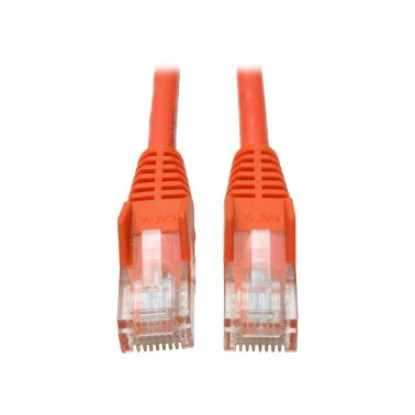 Tripp Lite Cat5e 350MHz Snagless Molded UTP Patch Cable (RJ45 M/M) - Orange, 2.13 m (7-ft.)