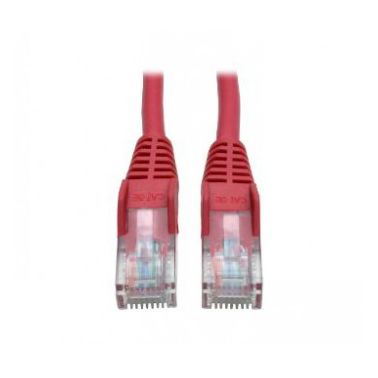 Tripp Lite Cat5e 350MHz Snagless Molded Patch Cable (RJ45 M/M) - Red, 2.13 m
