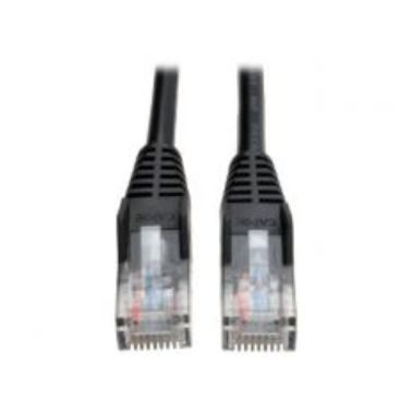 Tripp Lite Cat5e 350MHz Snagless Molded Patch Cable (RJ45 M/M) - Black, 10-ft.