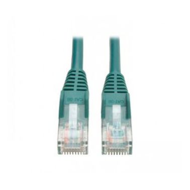 Tripp Lite Cat5e 350MHz Snagless Molded Patch Cable (RJ45 M/M) - Green, 10-ft.