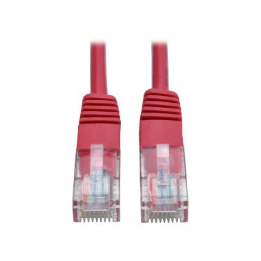 Tripp Lite Cat5e 350MHz Molded UTP Patch Cable (RJ45 M/M) - Red, 1.83 m (6-ft.)