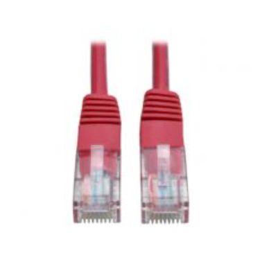 Tripp Lite Cat5e 350MHz Molded UTP Patch Cable (RJ45 M/M) - Red, 4.27 m (14-ft.)
