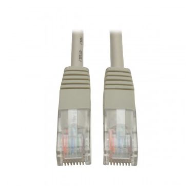 Tripp Lite Cat5e 350MHz Molded UTP Patch Cable (RJ45 M/M) - Grey, 22.86 m (75-ft.)