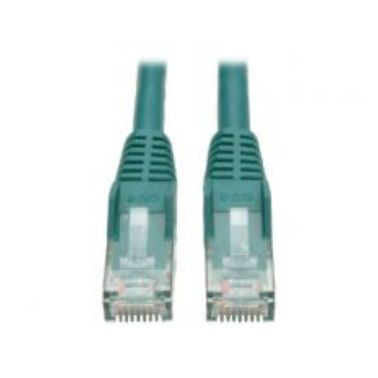 Tripp Lite Cat6 Gigabit Snagless Molded Patch Cable (RJ45 M/M) - Green, 0.31 m