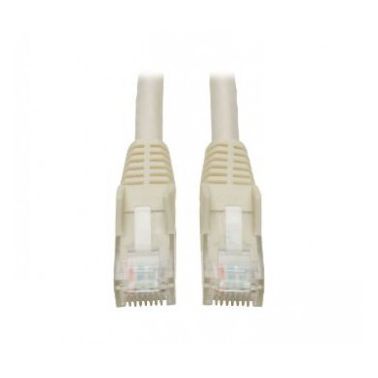 Tripp Lite Cat6 Gigabit Snagless Molded Patch Cable (RJ45 M/M) - White, 0.91 m