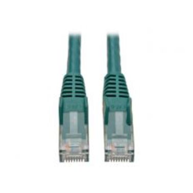 Tripp Lite Premium Cat6 Gigabit Snagless Molded UTP Patch Cable, 24 AWG, 550 MHz/1 Gbps (RJ45 M/M), Green, 1.22 m