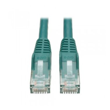 Tripp Lite Cat6 Gigabit Snagless Molded Patch Cable (RJ45 M/M) - Green, 20-ft.