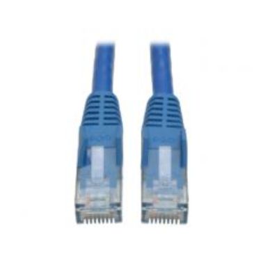 Tripp Lite Cat6 Gigabit Snagless Molded UTP Patch Cable (RJ45 M/M) - Blue, 10.68 m (35-ft.)