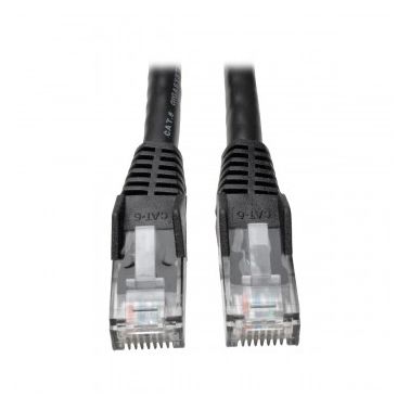 Tripp Lite Cat6 Gigabit Snagless Molded Patch Cable (RJ45 M/M) - Black, 15.24 m (50-ft.)