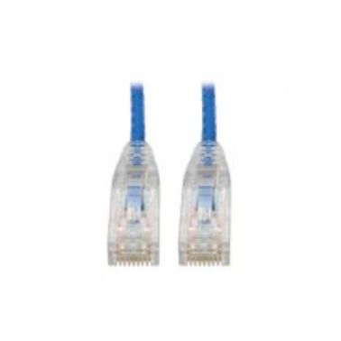 Tripp Lite Cat6 UTP Patch Cable (RJ45) - M/M, Gigabit, Snagless, Molded, Slim, Blue, 2.13 m