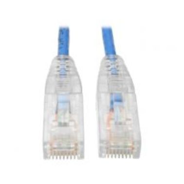 Tripp Lite Cat6 UTP Patch Cable (RJ45) - M/M, Gigabit, Snagless, Molded, Slim, Blue, 3.05 m