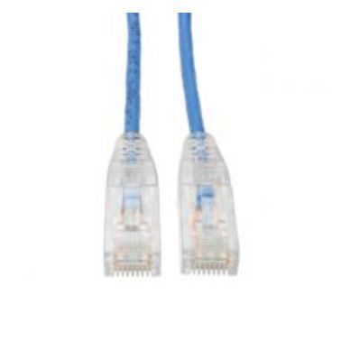 Tripp Lite Cat6 UTP Patch Cable (RJ45) - M/M, Gigabit, Snagless, Molded, Slim, Blue, 4.57 m