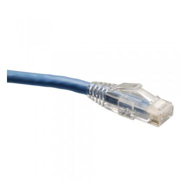 Tripp Lite Cat6 Gigabit Solid Conductor Snagless Patch Cable (RJ45 M/M) - Blue, 100-ft.