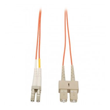 Tripp Lite Duplex Multimode 62.5/125 Fiber Patch Cable (LC/SC), 10M