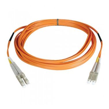 Tripp Lite Duplex Multimode 62.5/125 Fiber Patch Cable (LC/LC), 0.3M (1-ft.)