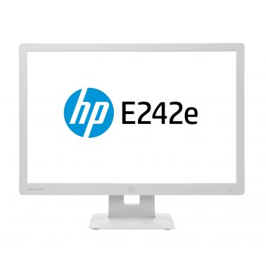 HP EliteDisplay E242e computer monitor 61 cm (24") 1920 x 1200 pixels Full HD LED Grey