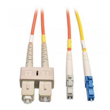 Tripp Lite LC - SC, m-m, 2m fibre optic cable Orange,Grey,Yellow