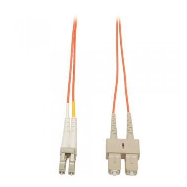 Tripp Lite Duplex Multimode 50/125 Fiber Patch Cable (LC/SC), 1M