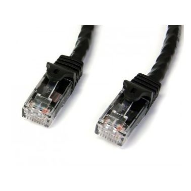 StarTech.com 10m Black Gigabit Snagless RJ45 UTP Cat6 Patch Cable - 10 m Patch Cord