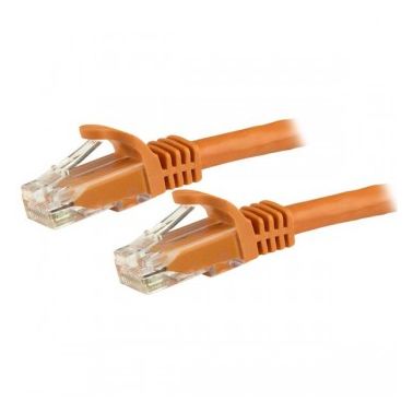 StarTech.com 1.5 m CAT6 Patch Cable - 100% Copper Wire - Snagless Connector - Orange