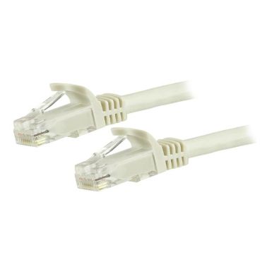 StarTech.com 1.5 m CAT6 Patch Cable - 100% Copper Wire - Snagless Connector - White