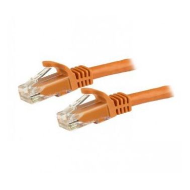 StarTech.com 15m Orange Gigabit Snagless RJ45 UTP Cat6 Patch Cable - 15 m Patch Cord